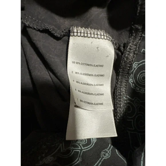 The North Face Hoodie Kangaroo Pocket Brown Paisley Pullover V Neck Womens Sz XL - Picture 9 of 9